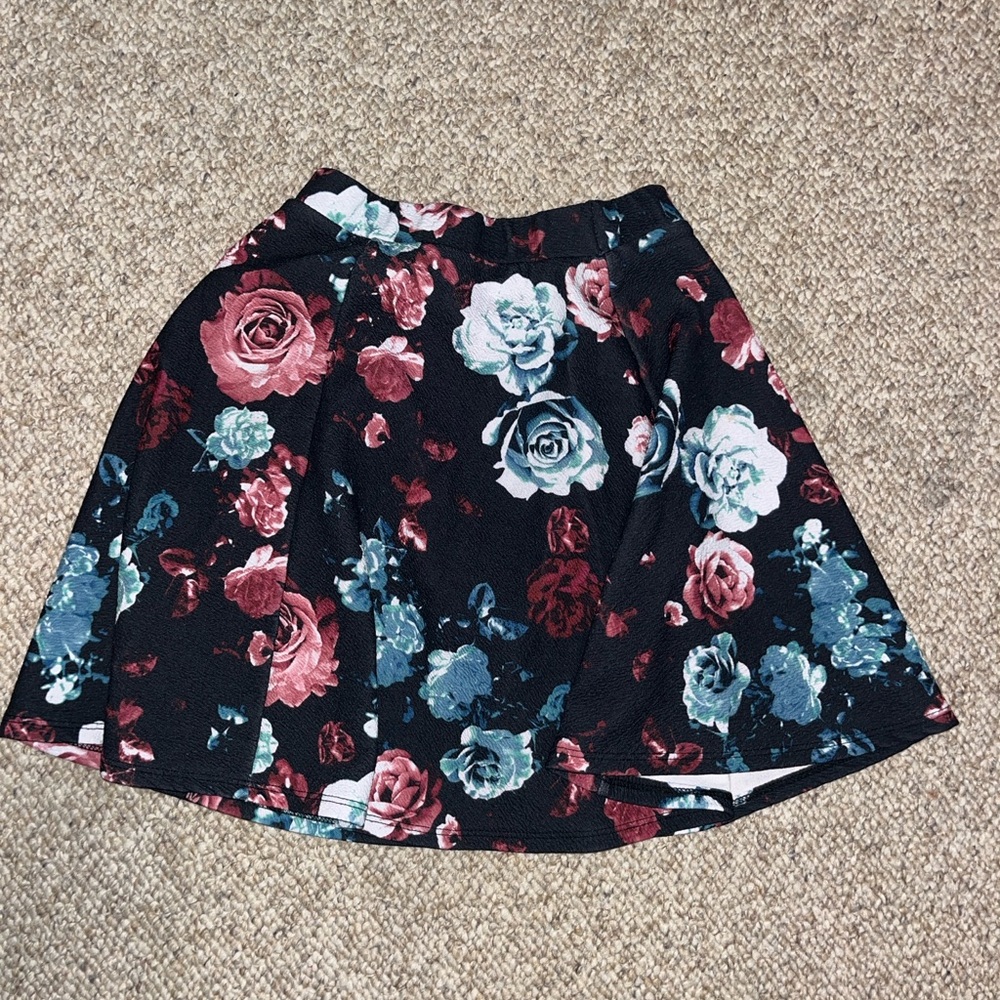 XS floral skater skirt
